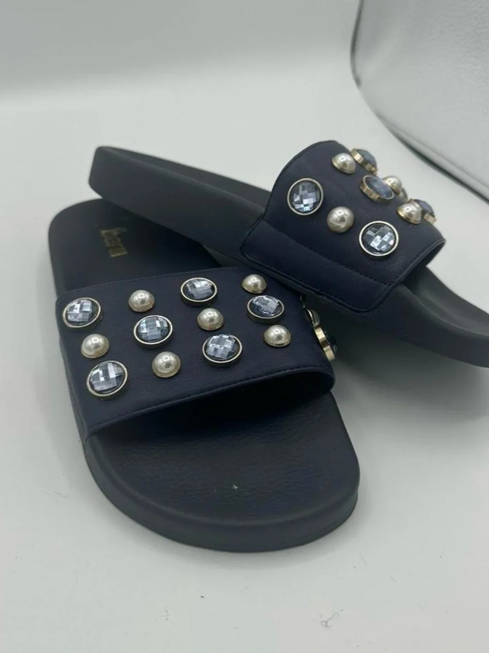 Bar Ill Rhinestone Slides - Picture 4 of 5